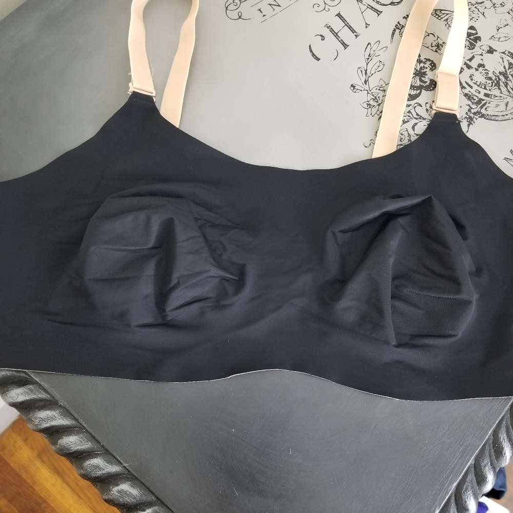 Knix Everyday evolution bra black/nude size 8
